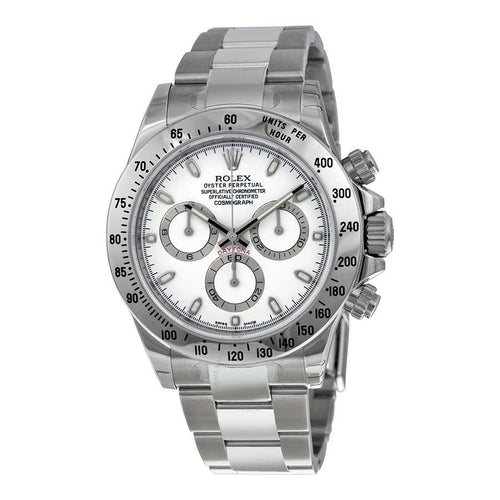 ROLEX Cosmograph Daytona White Dial Stainless Steel Automatic Men's Watch