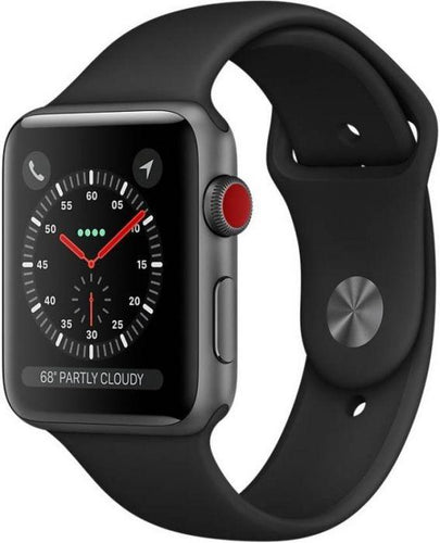 Apple Watch Series 3 GPS + Cellular - 42 mm  Aluminium Case with (Certified REFURBISHED)