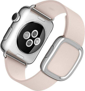 Apple Watch 38 mm Stainless Steel Case (Pink Strap Small) (Certified REFURBISHED)